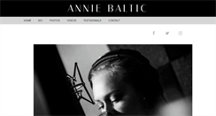 Desktop Screenshot of anniebaltic.com